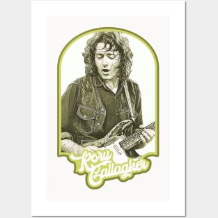 Retro Rory Gallagher Tribute Posters and Art